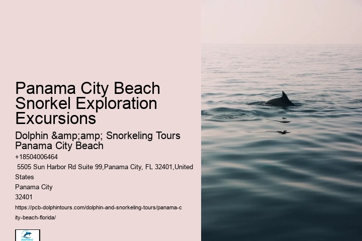 Panama City Beach Snorkeling Tours Canal